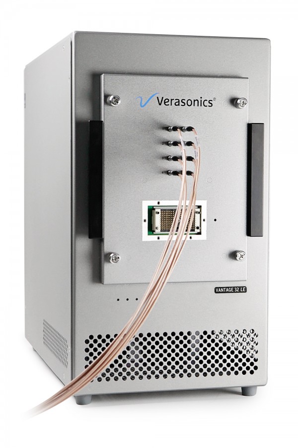 Vantage 32LE research ultrasound system with Hypertronics UTA 160-SH:8 LEMO