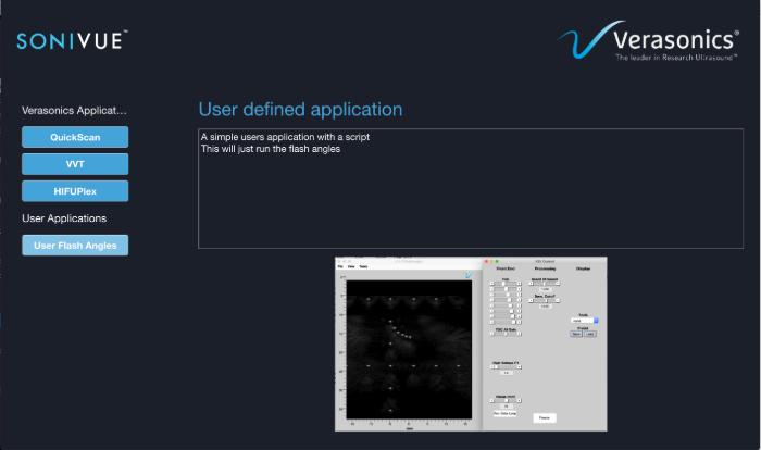 Launcher interface with a custom application