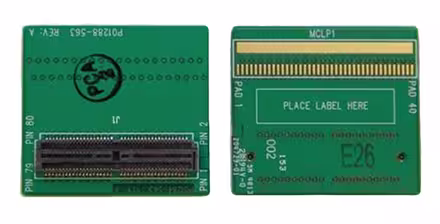Picture of the cable termination boards