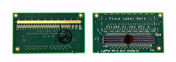 Picture of the cable termination boards